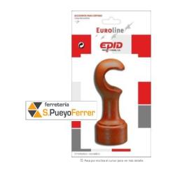 MADERA 29MM SOPORTE FRONTAL AVELLANA