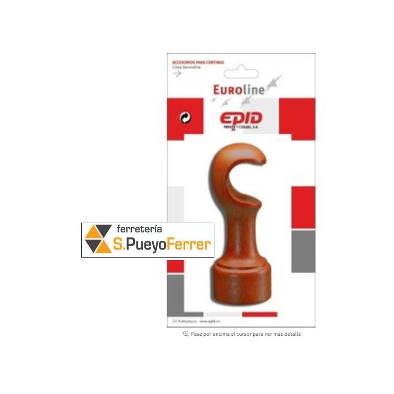 MADERA 29MM SOPORTE FRONTAL AVELLANA