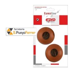 MADERA 29MM SOPORTE PASILLO 2U AVELLANA