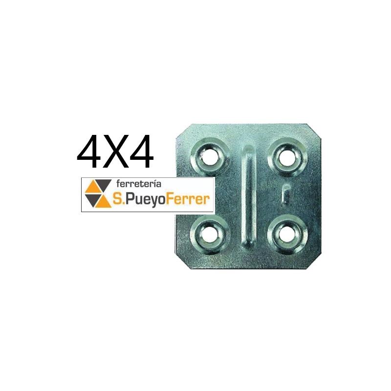 PLACA JUNTA PLANA 40X40MM