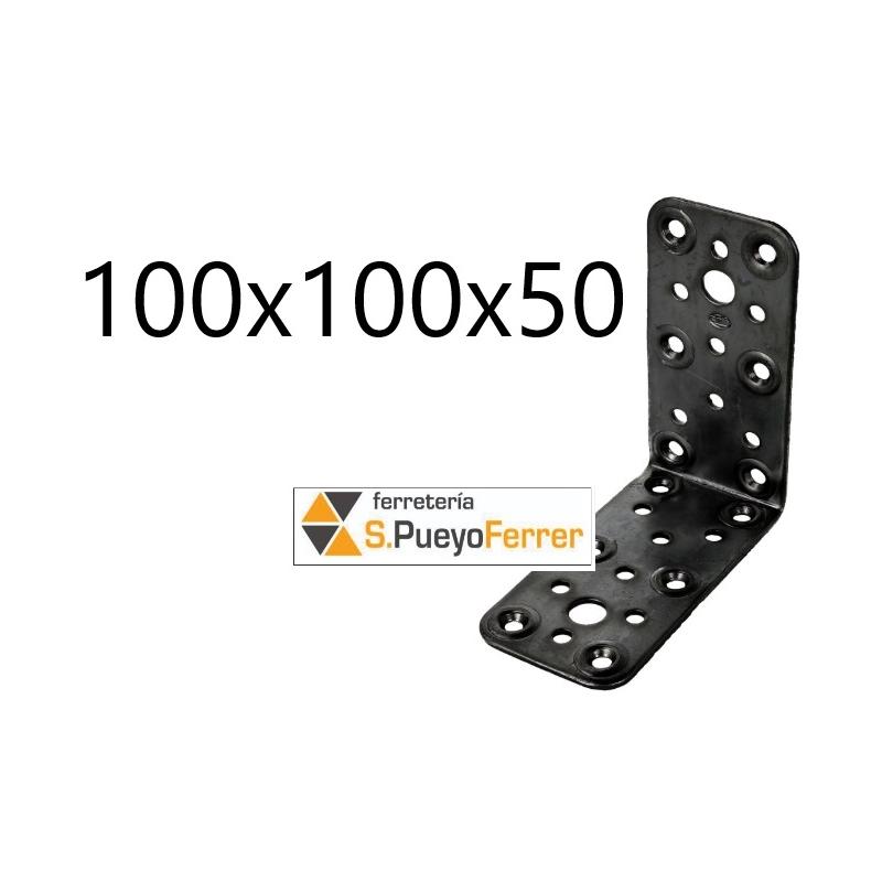 ANGULO 300 100X100X50 NEGRO