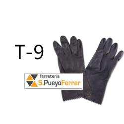 GUANTE INDUSTRIAL DPL NEGRO T. 9-9,5