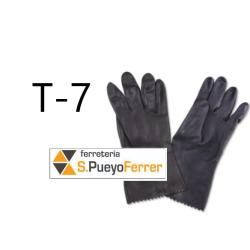 GUANTE INDUSTRIAL DPL NEGRO T. 7-7,5
