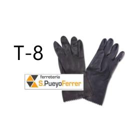 GUANTE INDUSTRIAL DPL NEGRO T. 8-8,5