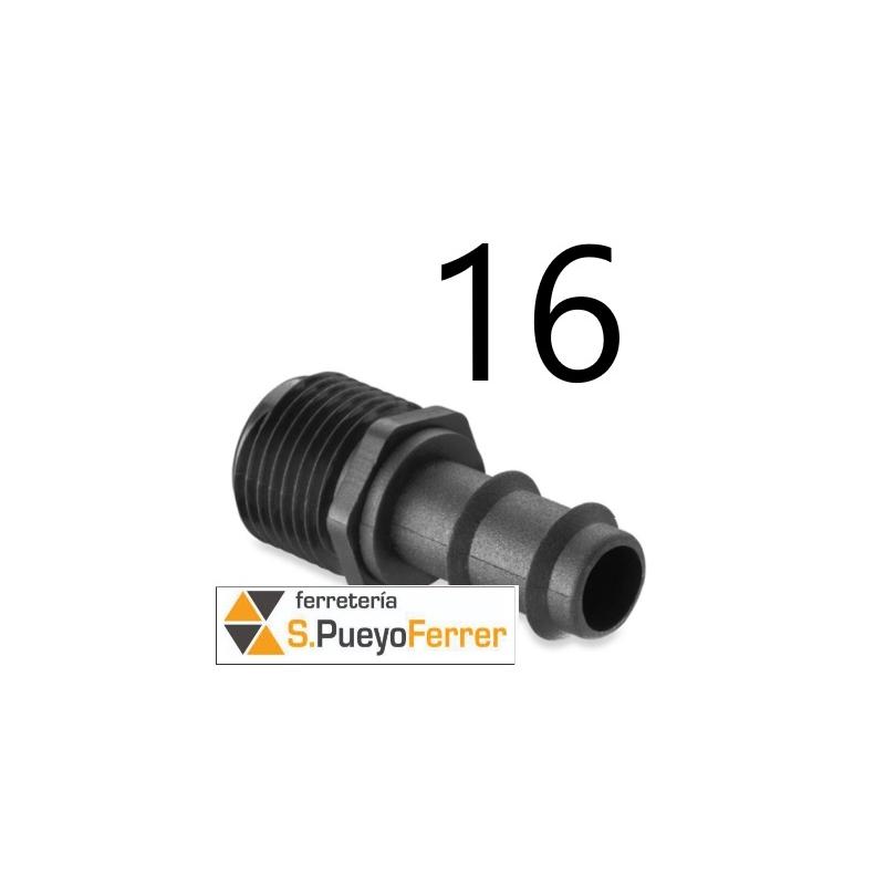 RACOR GOTEO MACHO R/M 16-1/2