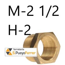 REDUCCION HEXAGONAL M-H 2 1/2 - 2´´
