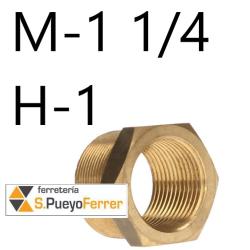 REDUCCION HEXAGONAL M-H 1 1/4 - 1´´