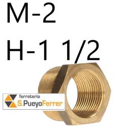 REDUCCION HEXAGONAL M-H 2´ - 1 1/2