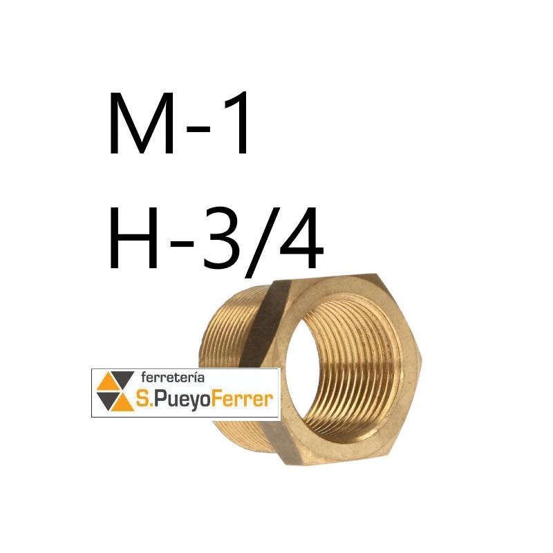 REDUCCION HEXAGONAL M-H 1´´ - 3/4