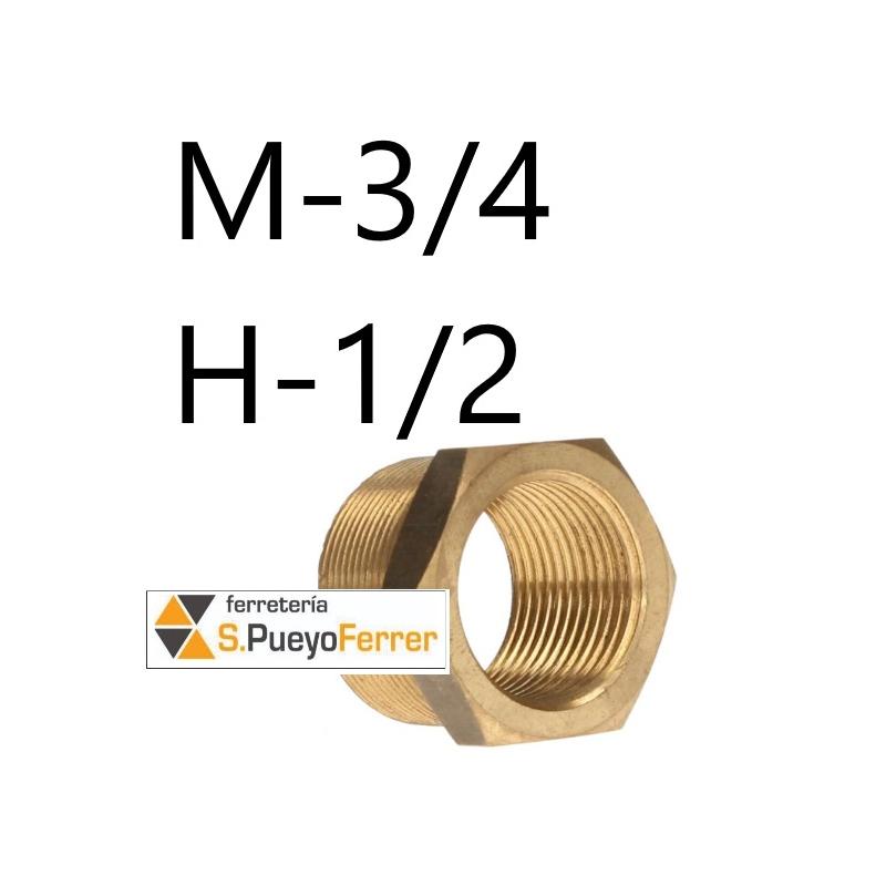 REDUCCION HEXAGONAL M-H 3/4 - 1/2