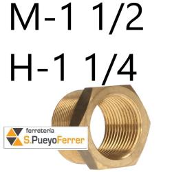 REDUCCION HEXAGONAL M-H 1 1/2 - 1 1/4
