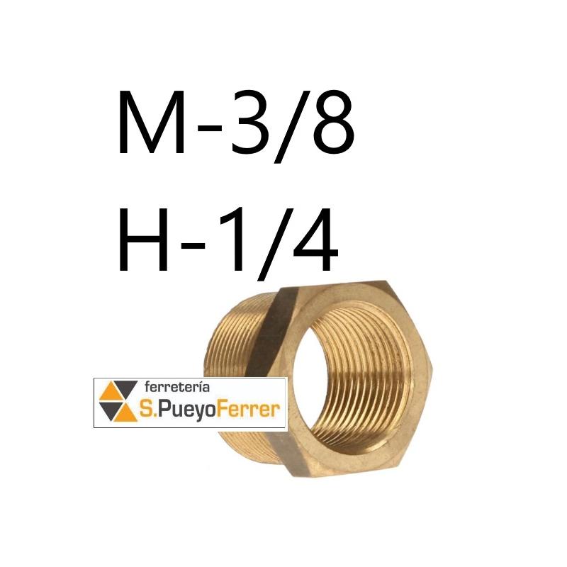 REDUCCION HEXAGONAL M-H 3/8 - 1/4
