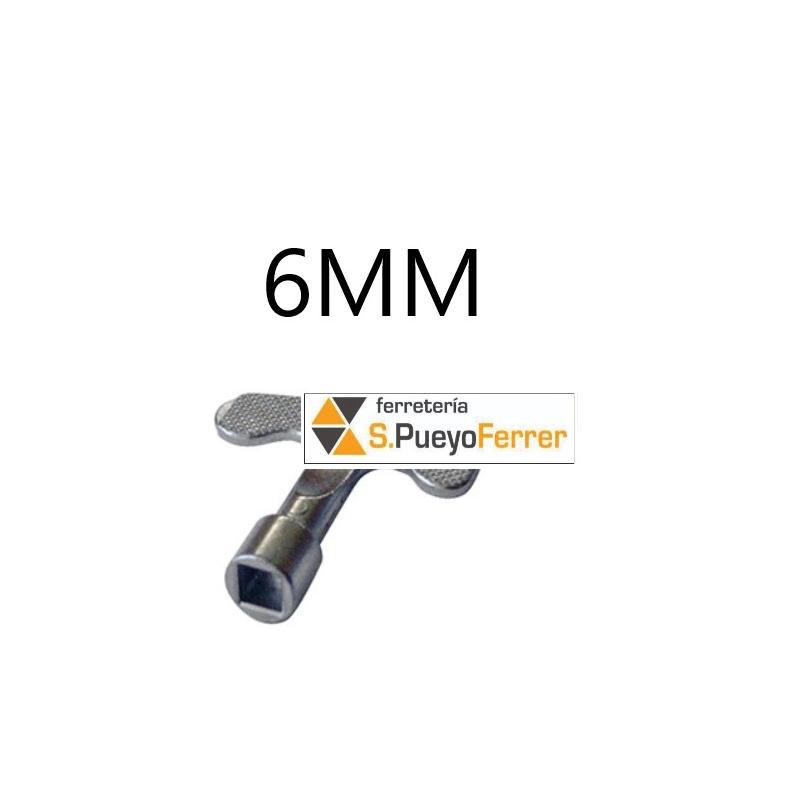 LLAVE 3016C ARMARIO CUADRADO HEMBRA 6