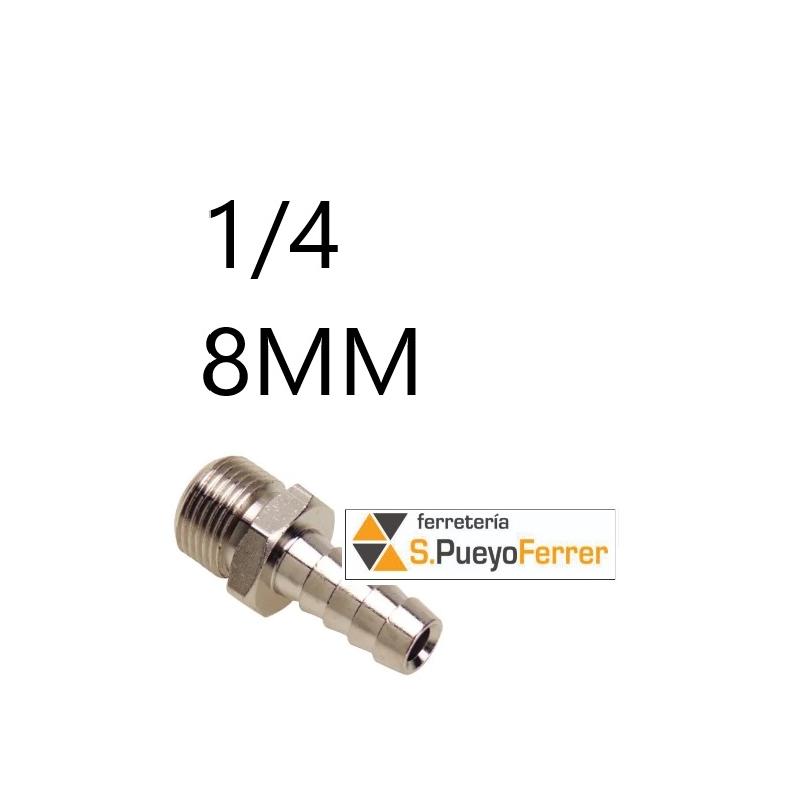 ACCESORIO ESTO REF 148 M ESPIGA-ROSCA MACHO 1/4 PARA MANGUERA 8