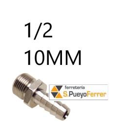 ACCESORIO ESTO 121 ESPIGA-ROSCA MACHO 1/2 PARA MANGUERA 10MM