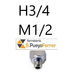 ACCESORIO ESTO REF 342 REDUCCION H3/4-M1/2