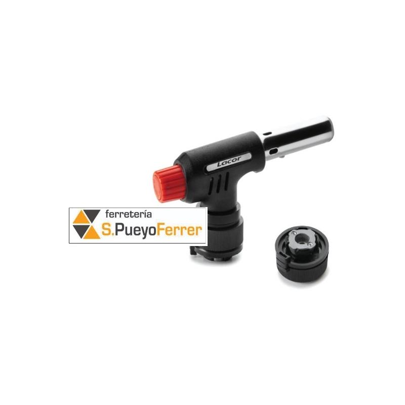 CABEZAL SOPLETE GAS PROFESIONAL + ADAPTADOR