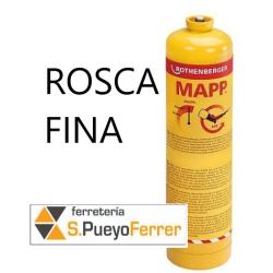 GAS MAPP 2200º ACEITIL-PROPANO-POLILENO MAPPpro-ALU rosca fina