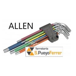 JGO LLAVES ALLEN HEXAG MULTICOLOR 9PZ