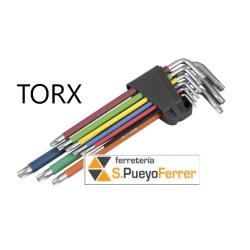 JGO 9 LLAVES TORX INV MULTICOLOR 9PZ