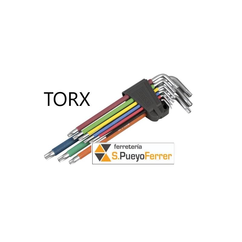 JGO 9 LLAVES TORX INV MULTICOLOR 9PZ JGO 9 LLAVES TORX INV MULTICOLOR 9PZ