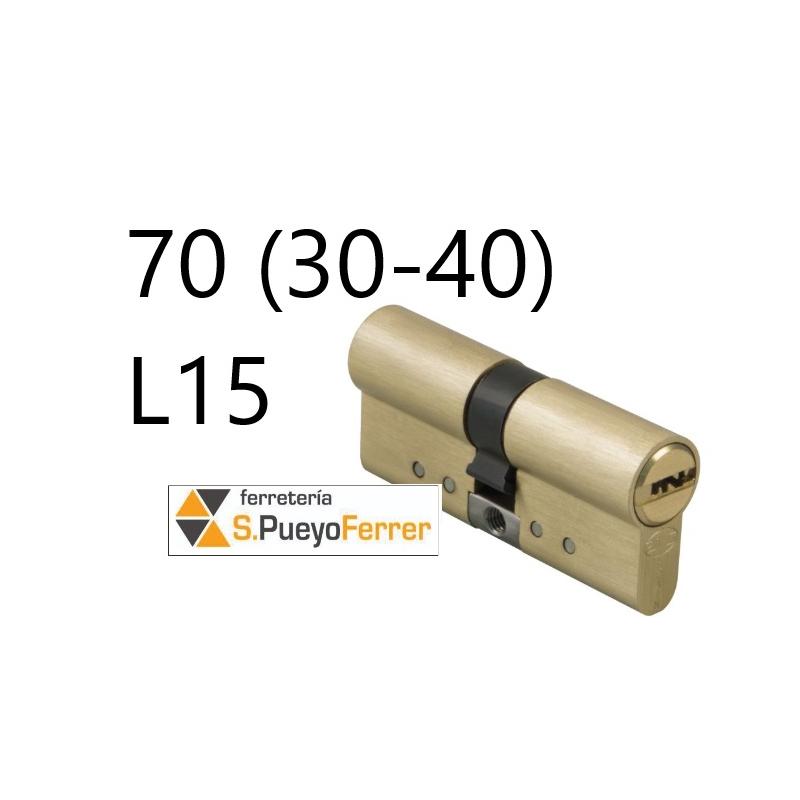 CILINDRO 10000-70 (30-40) L15 LATON MATE CILINDRO 10000-70 (30-40) L15 LATON MATE