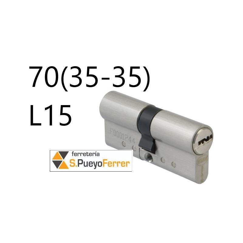 CILINDRO 10000-70 (35-35) L15 L/CROMO MATE CILINDRO 10000-70 (35-35) L15 L/CROMO MATE