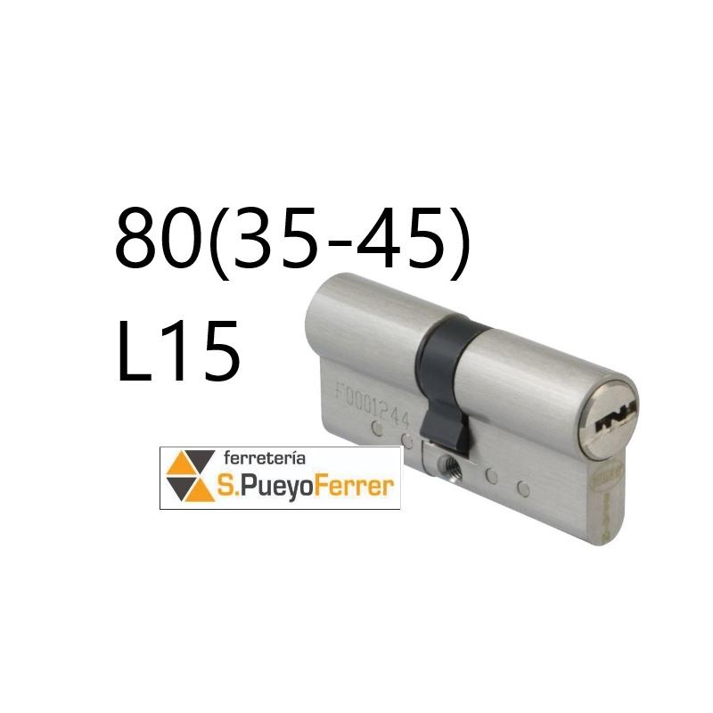 CILINDRO 10000-80 (35-45)L15 L/CROMO MATE CILINDRO 10000-80 (35-45)L15 L/CROMO MATE