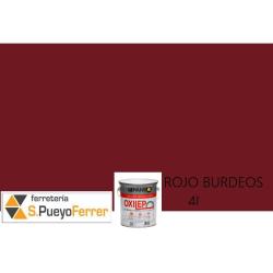 ESMALTE OXILEP BRILLANTE ROJO BURDEOS 4L