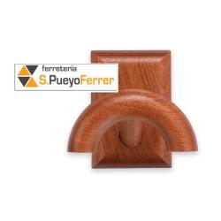 COLGADOR ADHESIVO MADERA SAPELLY 1471-0