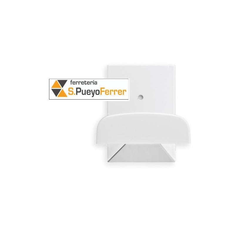 COLGADOR AHDESIVO METAL-PLASTICO GRANDE BLANCO 2044