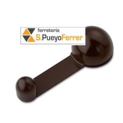 RETENEDOR GIRATORIO MARRON ADHESIVO 2035