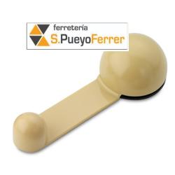 TOPE RETENEDOR GIRATORIO BEIGE ADHESIVO 2035-6