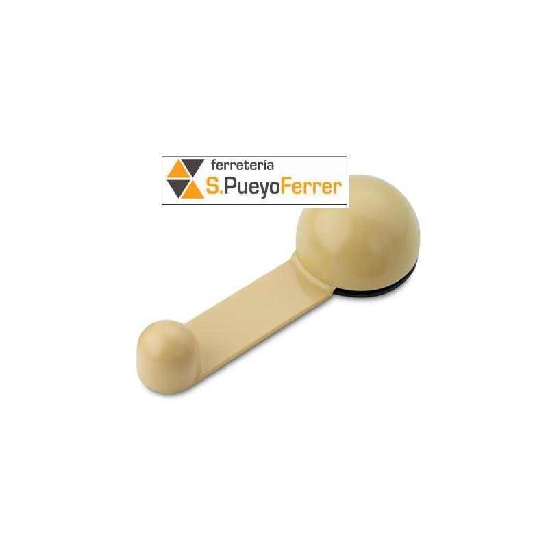 TOPE RETENEDOR GIRATORIO BEIGE ADHESIVO 2035-6