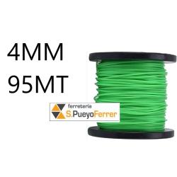 BOBINA HILO REDONDO NYLON 4MM 95MT