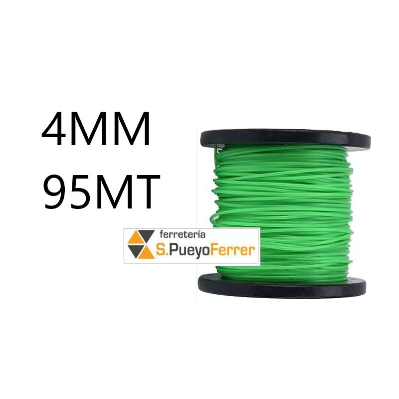 BOBINA HILO REDONDO NYLON 4MM 95MT