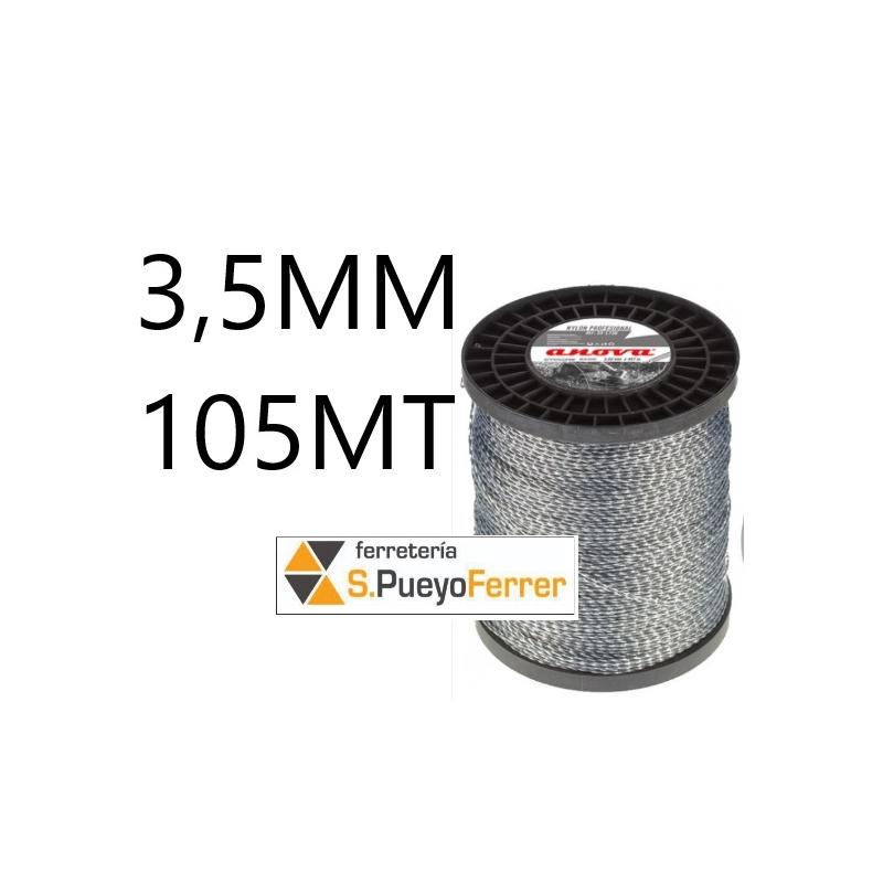 BOBINA HILO DESBROZADORA ESPIRAL 3,5MM 105MT BOBINA HILO DESBROZADORA ESPIRAL 3,5MM 105MT