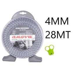 HILO DESBROZADORA CYCLONE 4MM 28MT