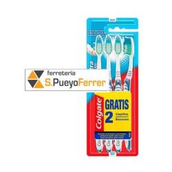 CEPILLO DENTAL COLGATE EXTRA CLEAN 4 UNIDADES