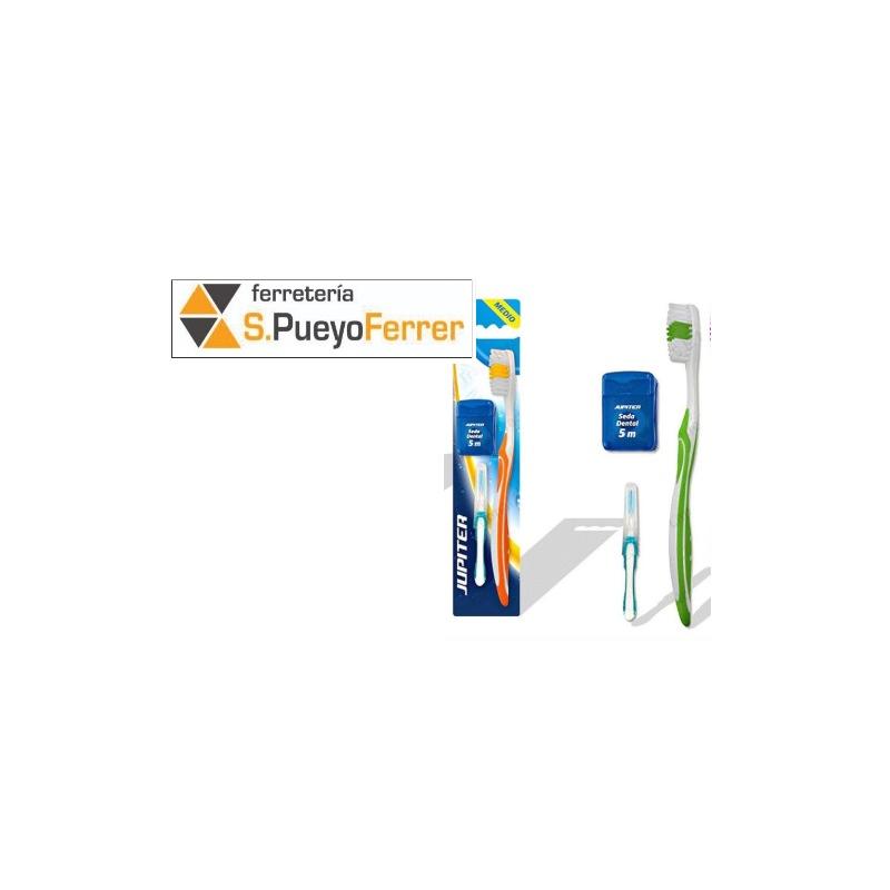 CEPILLO DIENTES + SEDA + INTERDENTAL