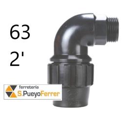 CODO ROSCA M PE 90º 63-2