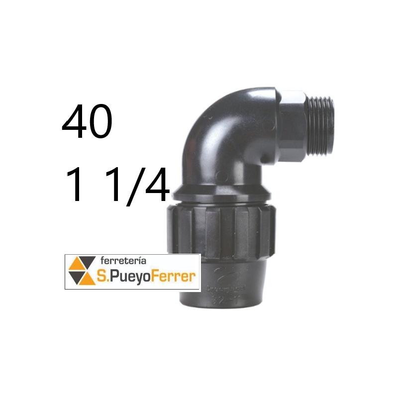 CODO ROSCA M PE 90º 40-1 1/4