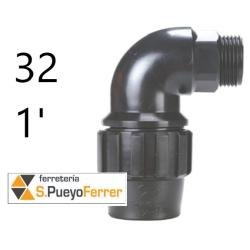 CODO ROSCA M PE 90º 32-1