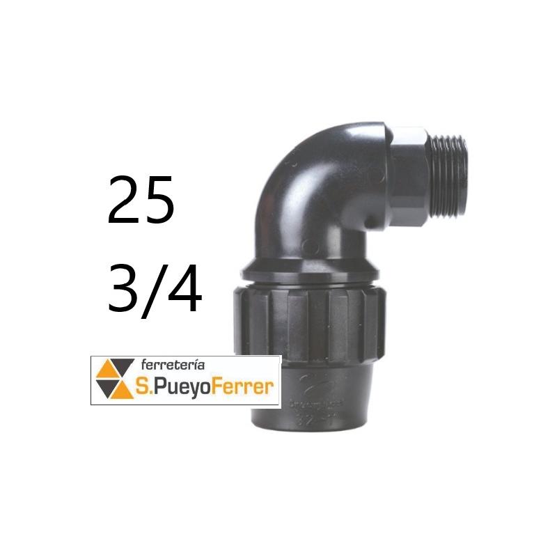 CODO ROSCA M PE 90º 25-3/4