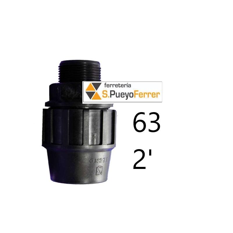 ENLACE PE ROSCA MACHO 63-2