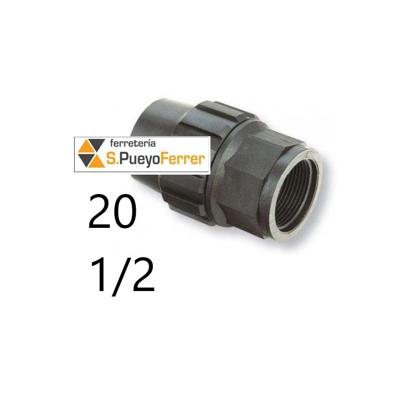 ENLACE PE ROSCA HEMBRA 20-1/2