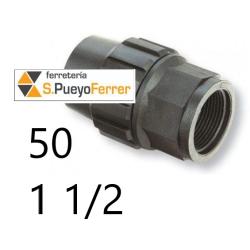 ENLACE PE ROSCA HEMBRA 50-1 1/2