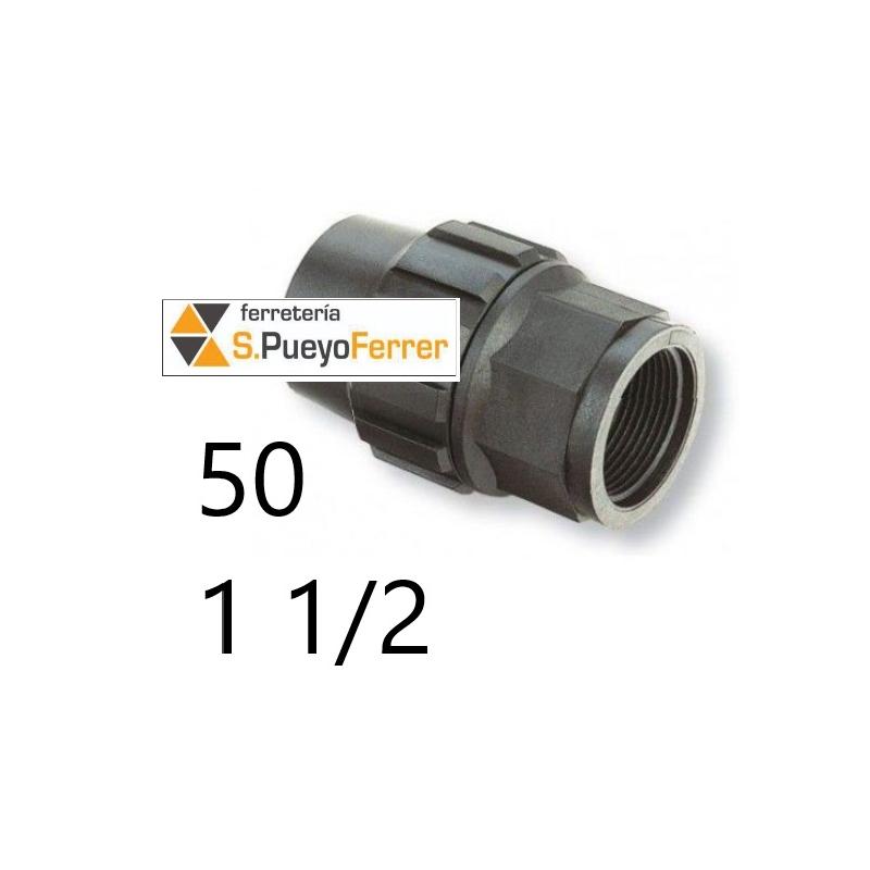 ENLACE PE ROSCA HEMBRA 50-1 1/2