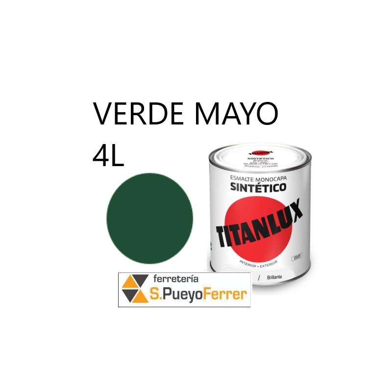 ESMALTE BRILLANTE VERDE MAYO 4L
