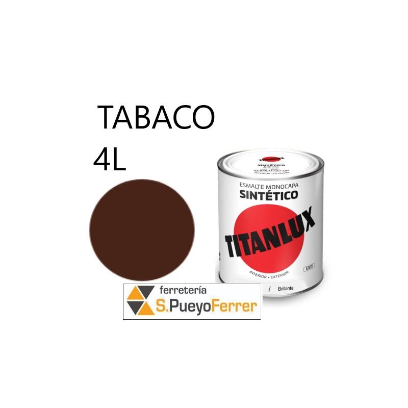 ESMALTE BRILLANTE TABACO 4L